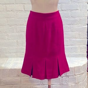 Neon pink Simon Chang vintage skirt, EUC, size 6.